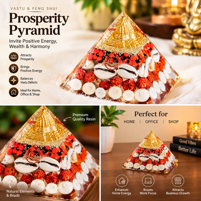 Vastu Pyramid – Feng Shui Wealth & Prosperity Pyramid for Home & Office
