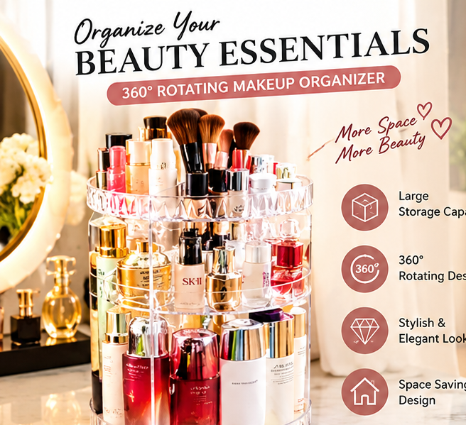 Cosmetic Storage Display Case