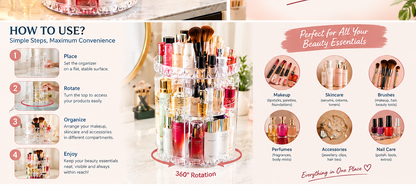 Cosmetic Storage Display Case
