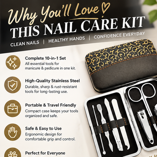 Manicure Kit, Pedicure Tools for Feet, Nail Clippers, Manicure Pedicure Kit for Women and Men