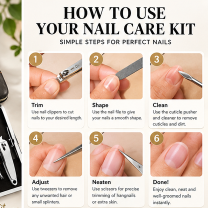 Manicure Kit, Pedicure Tools for Feet, Nail Clippers, Manicure Pedicure Kit for Women and Men